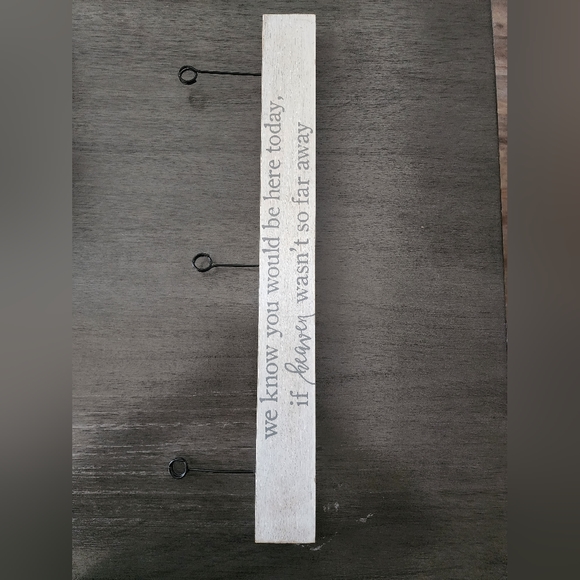 ​NWT David's Bridal Wedding Memorial Photo Frame "Heaven Wasn't So Far Away" - Picture 2 of 4